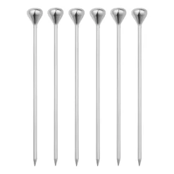 Pique pour amuse-bouche Sky Lot de 6, Acier inoxydable