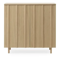 Placard Rib 96x98,5 cm, Chêne
