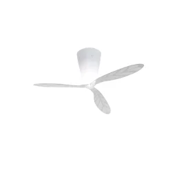 Plafonnier Blow, transparent, feuilles à motifs