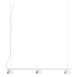 Plafonnier Blush Rail 3, Blanc mat