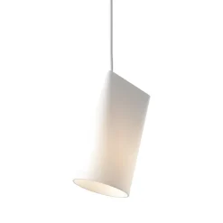 Plafonnier en céramique 11,2x22 cm, Blanc