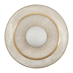 Plafonnier Faraday Up moyen, Steel