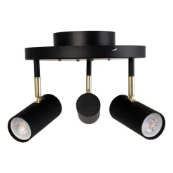 Plafonnier Hubble 3, Noir