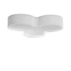 Plafonnier Kolme 70, blanc, PVC