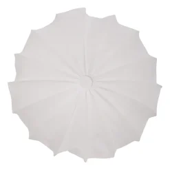 Plafonnier lin Anna Ø60 cm, Blanc