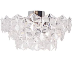 Plafonnier Monarque, chrome