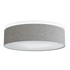 Plafonnier Soft Ø60 cm, Laine grise