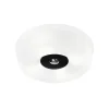 Plafonnier Yki 500, blanc, détail noir