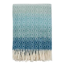Plaid de laine Havanna, Aqua multi