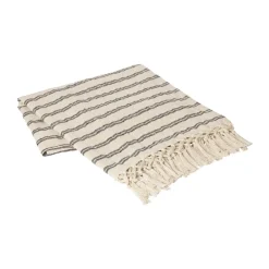 Plaid Elly 130x160 cm, Black-natural