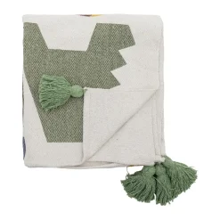 Plaid en coton Memmo 160x130 cm, Naturel