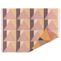 Plaid en coton Metric focus no. 1, Rose