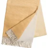 Plaid en coton Mist, Mustard