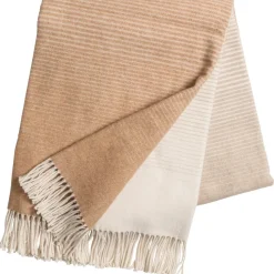 Plaid en coton Mist, Sable