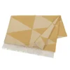 Plaid en coton Rime, Mustard