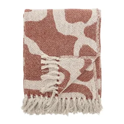 Plaid en coton Salobre 160x130 cm, Marron