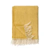 Plaid en laine Chevron, Jaune