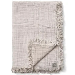 Plaid en laine Collect SC33 260x260 cm, Cloud & Milk (beige-blanc)