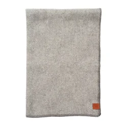 Plaid en laine Gooseye midi 90x130 cm, Gris
