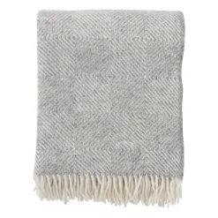 Plaid en laine Gooseye 130x200 cm, Gris