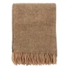Plaid en laine Gotland 130x200cm, Beige