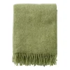 Plaid en laine Gotland 130x200cm, Pear
