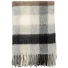 Plaid en laine Gotland 130x200cm, Multi grey