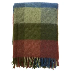 Plaid en laine Gotland 130x200cm, Multi-vert