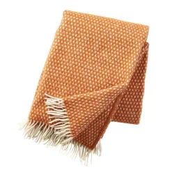 Plaid en laine Knut, orange