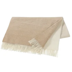 Plaid en laine Mist, Sable