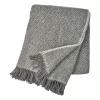 Plaid en laine Sandstone 130x180 cm, Gris