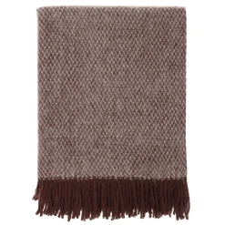 Plaid en laine Sandstone 130x180 cm, Bourgogne