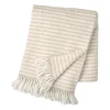 Plaid en laine Tidal 130x180 cm, Beige
