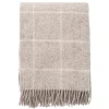 Plaid en laine Vinga, Beige