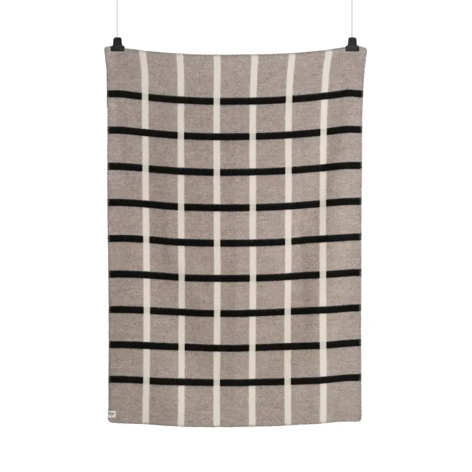 Plaid Knut 135x200 cm, Dove grey