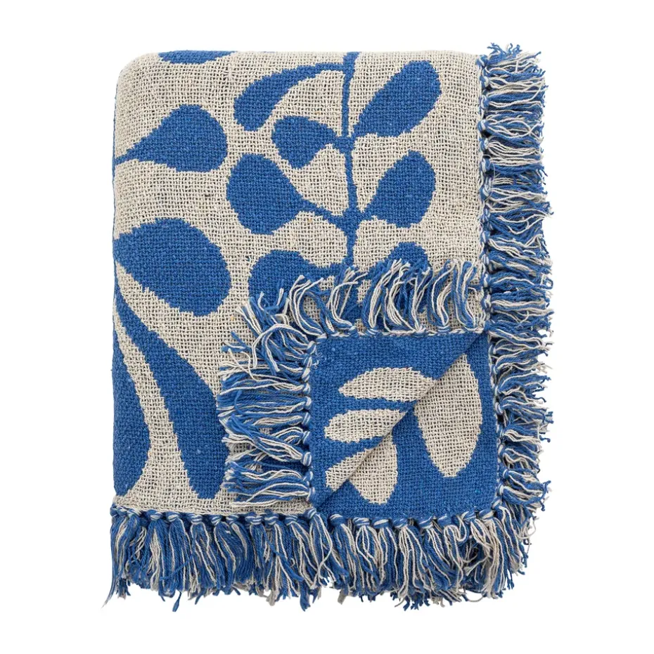 Plaid Nevine 130x160 cm, Bleu