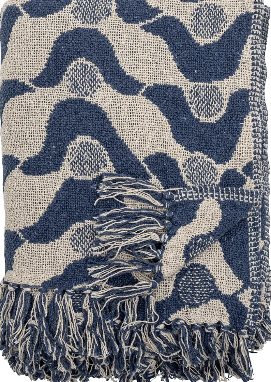 Plaid Santena 130x160 cm, Bleu