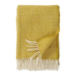 Plaid Sorbet en laine 130x200 cm, Banana