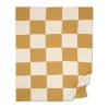 Plaid Square 130x170 cm, Jaune