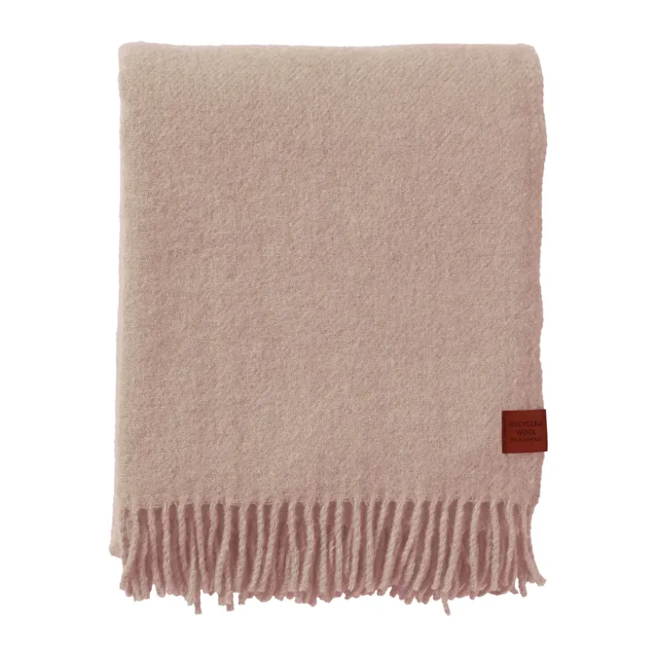 Plaid True en laine 130x200 cm, Cream