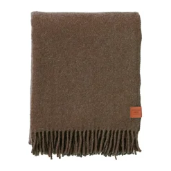 Plaid True en laine 130x200 cm, Walnut