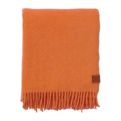 Plaid True en laine 130x200 cm, Orange