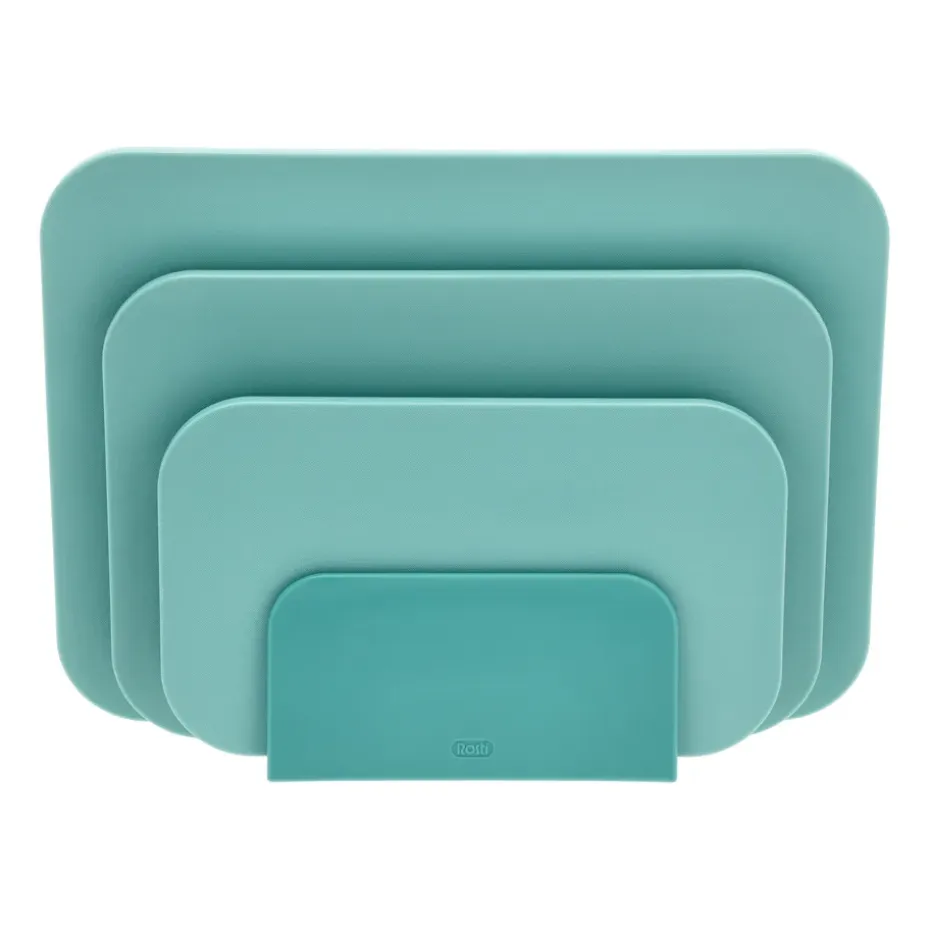 Planche à découper Choptima, set de 3 pièces et support, Nordic green