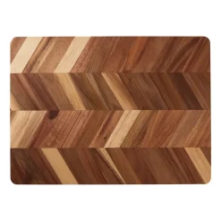 Planche à découper Herringbone 28x38 cm, Acacia