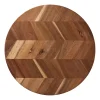 Planche à découper Herringbone Ø28 cm, Acacia