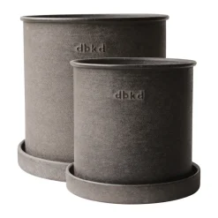 Plant Pot pot small lot de 2, Brown