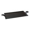 Plaque à frire en acier au carbone de 4 mm, Surface de cuisson 45x22 cm