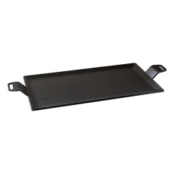 Plaque à frire en acier au carbone de 4 mm, Surface de cuisson 45x22 cm