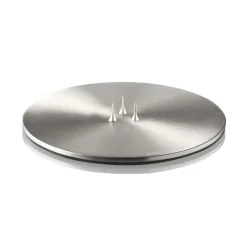 Plat à bougie ester & erik Ø12 cm mat, Argenté