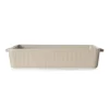 Plat à four Flora beige, 36x23 cm